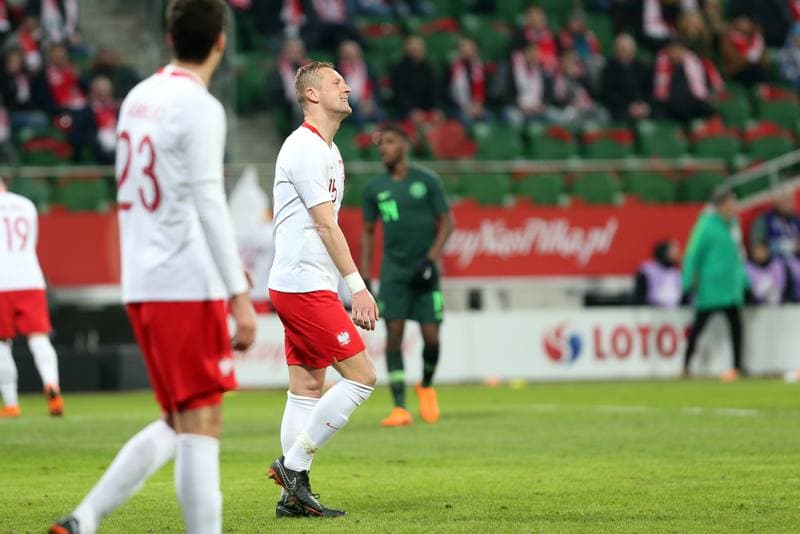 Football. International Friendly. Poland - Nigeria. 23.03.2018
