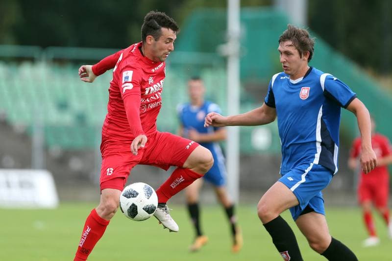 Football. Sparing. Zaglebie Sosnowiec - Sleza Wroclaw. 16.07.2018