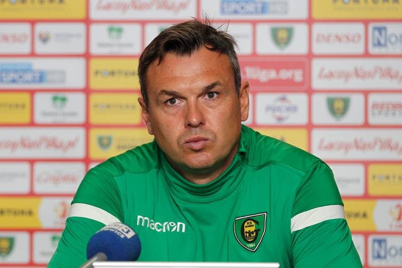 Football. GKS Katowice. Press Conference. 19.07.2018