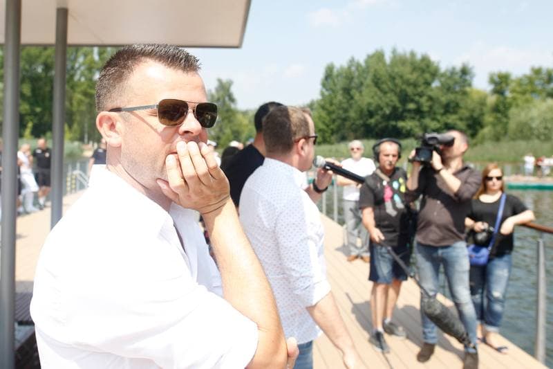 Football. Zaglebie Sosnowiec. Team Presentation. 21.07.2018