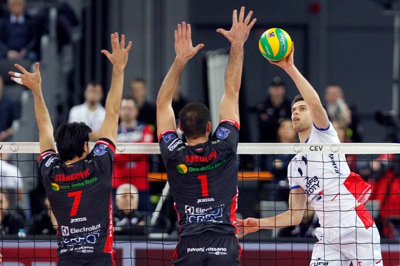 Volleyball. CEV Champions League. ZAKSA Kedzierzyn-Kozle - Cucine Lube Civitanova. 15.01.2019