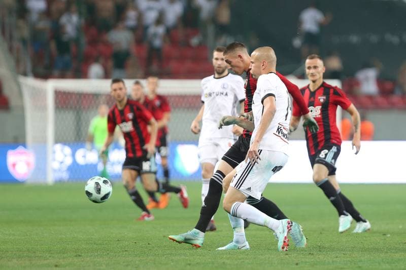 Football. UEFA Champions League. Spartak Trnava - Legia Warsaw. 31.07.2018