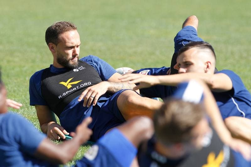Football. Piast Gliwice. Training. 07.08.2018