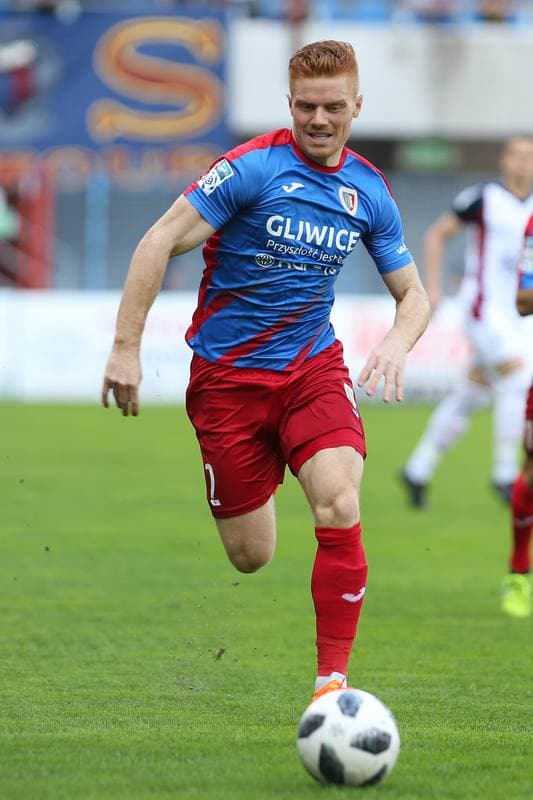 Football. Lotto Ekstraklasa. Piast Gliwice - Pogon Szczecin. 21.04.2018