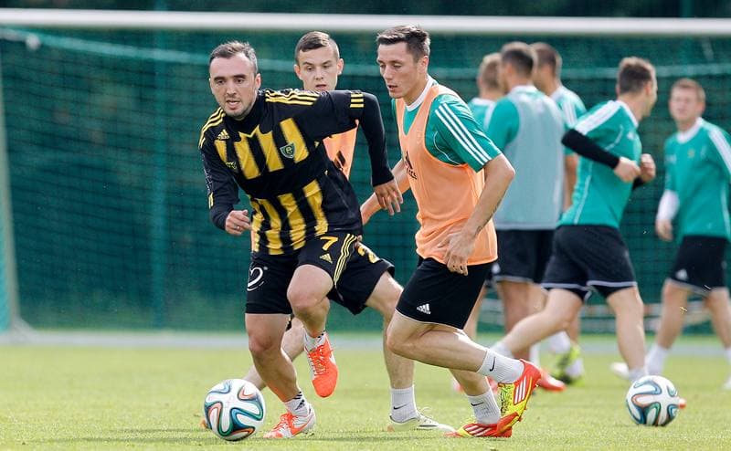 Football. GKS Katowice. Training. 28.05.2015