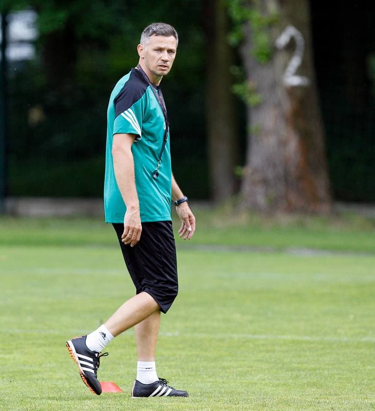 Football. GKS Katowice. Training. 28.05.2015