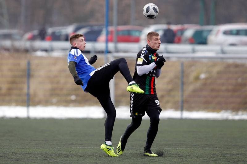 Football. Sparing. GKS Tychy - Ruch Chorzow. 09.02.2019