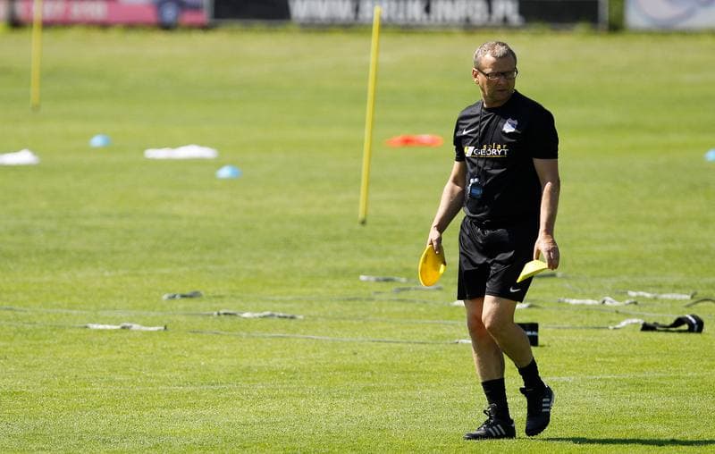 Football. Termalica Bruk-Bet Nieciecza. Training. 03.07.2015