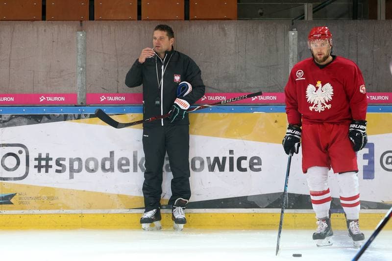 Ice Hockey. Poland national team. Training. 20.08.2018