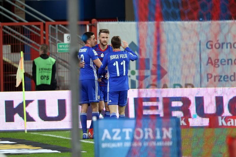 Football. PKO BP Ekstraklasa. Piast Gliwice - Lech Poznan. 15.02.2019
