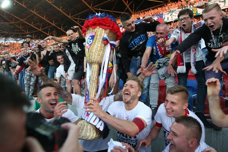 Football. Lotto Ekstraklasa. Gornik Zabrze - Wisla Krakow. 20.05.2018
