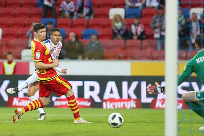 Football. Lotto Ekstraklasa. Gornik Zabrze - Jagiellonia Bialystok. 23.09.2018
