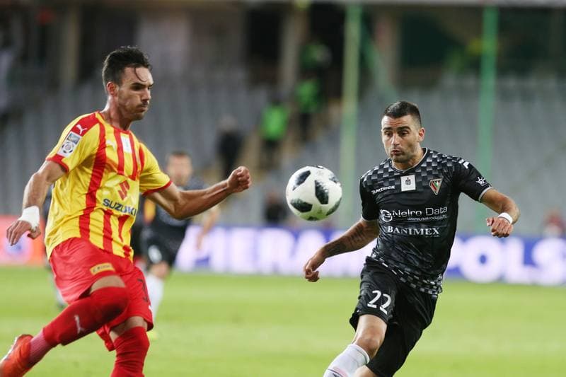 Football. Lotto Ekstraklasa. Korona Kielce - Zaglebie Sosnowiec. 24.09.2018