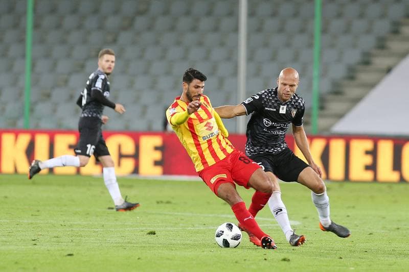 Football. Lotto Ekstraklasa. Korona Kielce - Zaglebie Sosnowiec. 24.09.2018