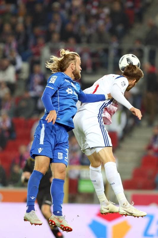 Football. Lotto Ekstraklasa. Gornik Zabrze - Lech Poznan. 05.10.2018