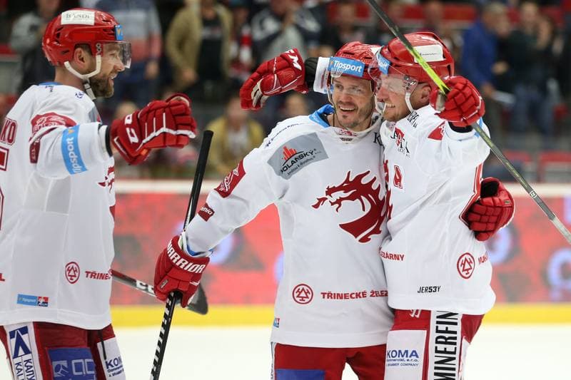 Ice Hockey. Tipsport Extraliga. Ocelari Trinec - HC Vitkovice Ridera. 07.10.2018