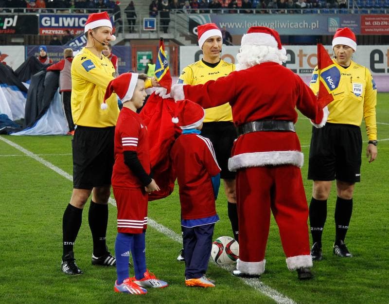 Football. PKO BP Ekstraklasa. Piast Gliwice - Cracovia Krakow. 05.12.2015