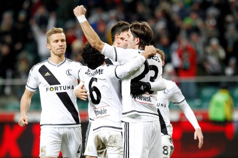 Football. PKO BP Ekstraklasa. Legia Warsaw - Piast Gliwice. 13.12.2015