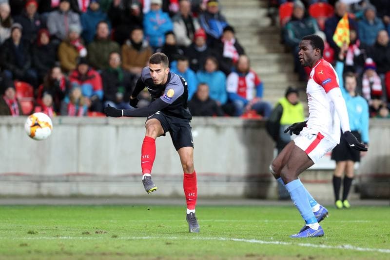 Football. UEFA Europa League. Slavia Prague - Sevilla FC. 14.03.2019