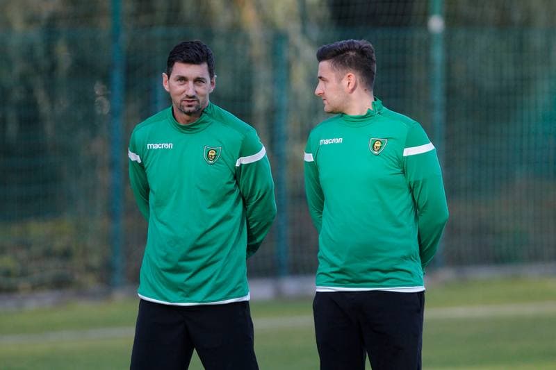 Football. GKS Katowice. Training. 15.10.2018