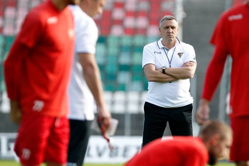 Football. Zaglebie Sosnowiec. Training. 16.10.2018