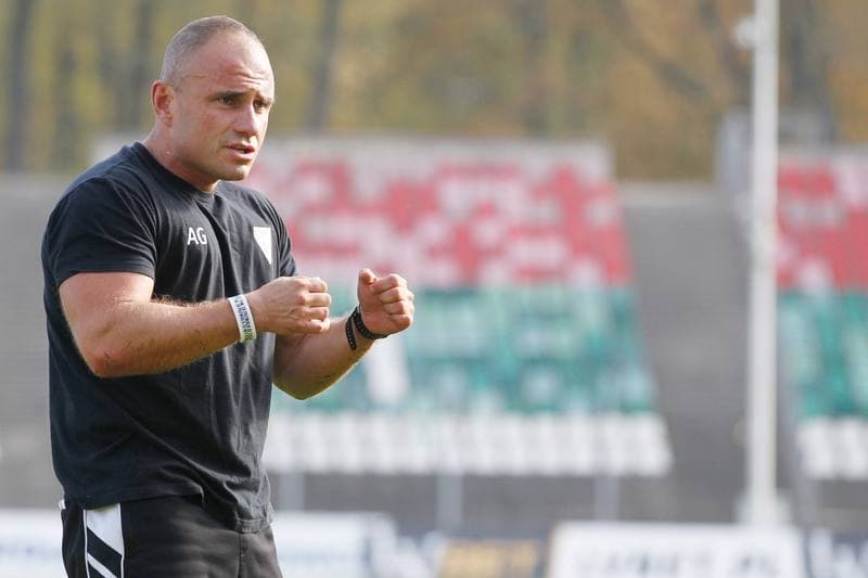 Football. Zaglebie Sosnowiec. Training. 16.10.2018