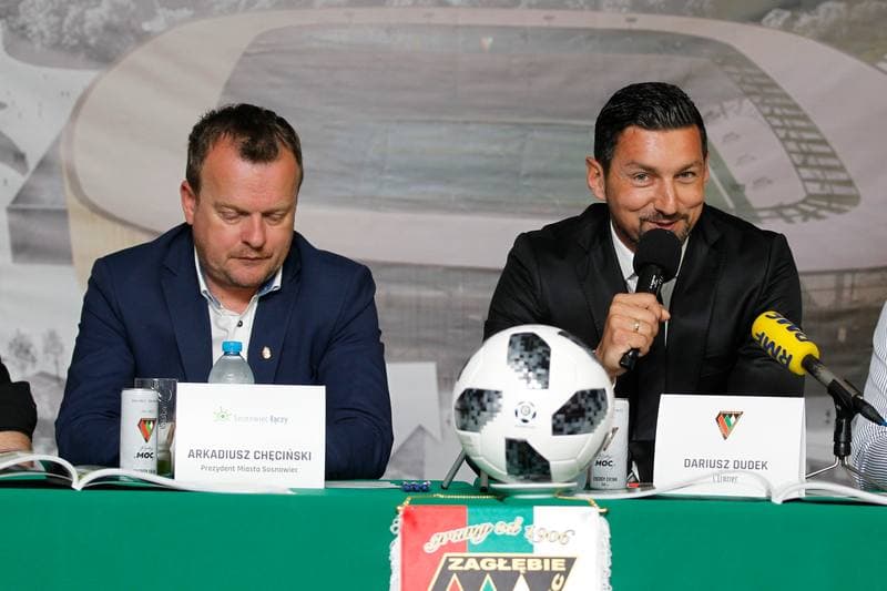 Football. Zaglebie Sosnowiec. Press Conference. 17.07.2018