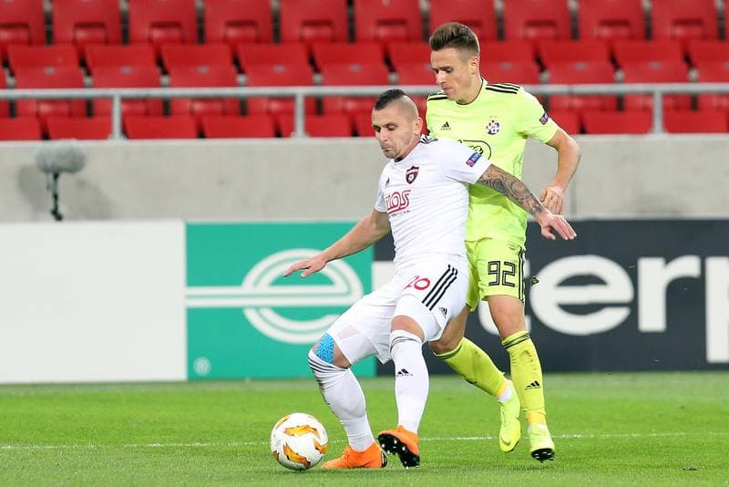 Football. UEFA Europa League. Spartak Trnava - Dinamo Zagreb. 25.10.2018