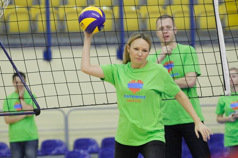 Volleyball. European Championship. Promotional Action. 05.12.2016