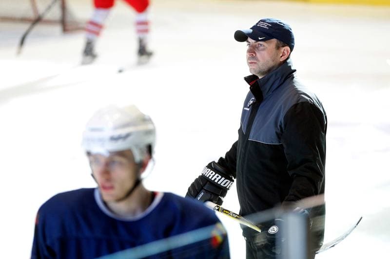 Ice Hockey. Poland U20. Training. 06.11.2018