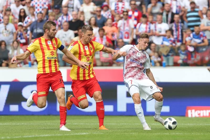 Football. Lotto Ekstraklasa. Gornik Zabrze - Korona Kielce. 22.07.2018