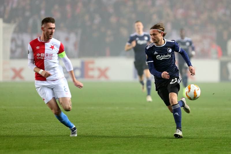 Football. UEFA Europa League. Slavia Prague - FC Copenhagen. 08.11.2018