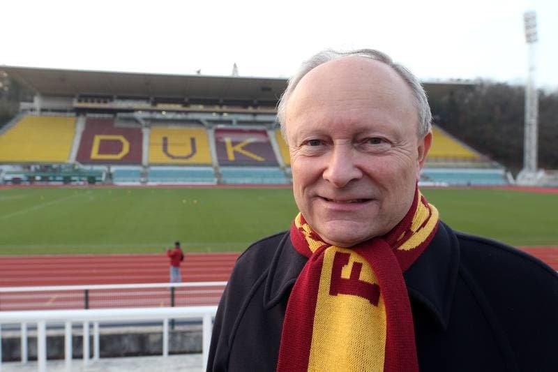 Football. Dukla Prague. Press Conference. 19.11.2018