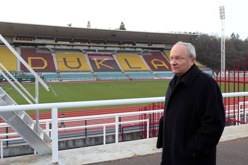 Football. Dukla Prague. Press Conference. 19.11.2018