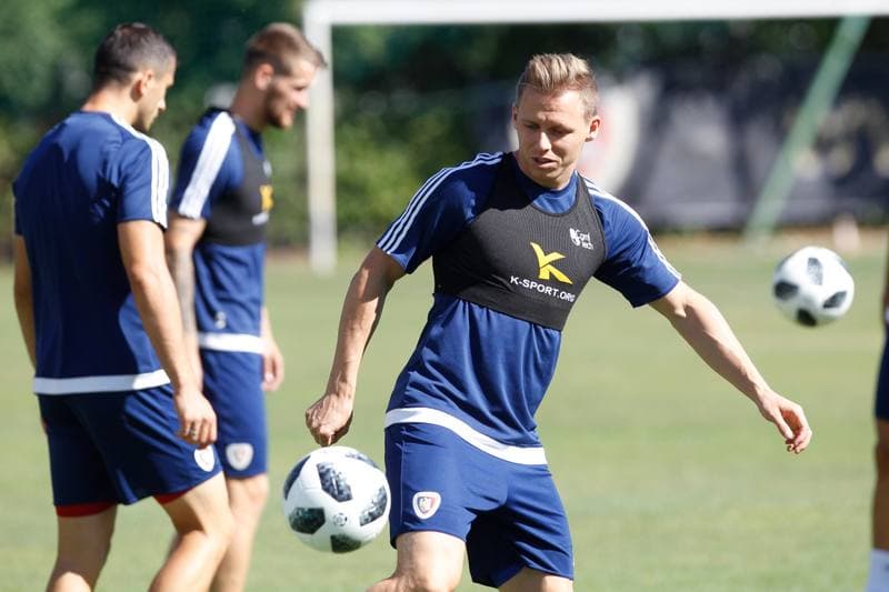 Football. Piast Gliwice. Training. 07.08.2018