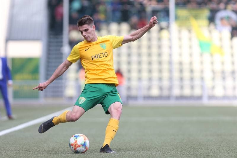 Football. Fortuna Liga. MSK Zilina - Slovan Bratislava. 14.04.2019