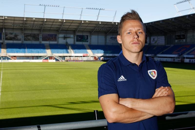 Football. Piast Gliwice. Press Conference. 07.08.2018