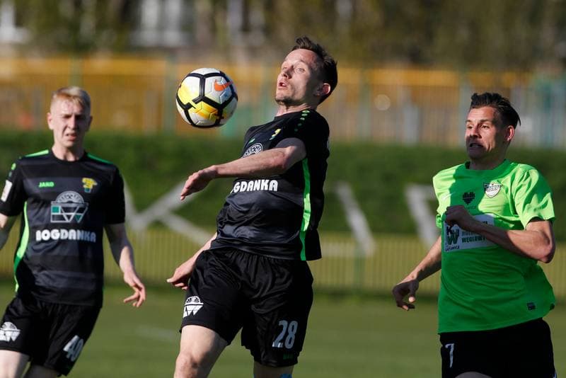 Football. II Liga. Rozwoj Katowice - Gornik Leczna. 18.04.2019