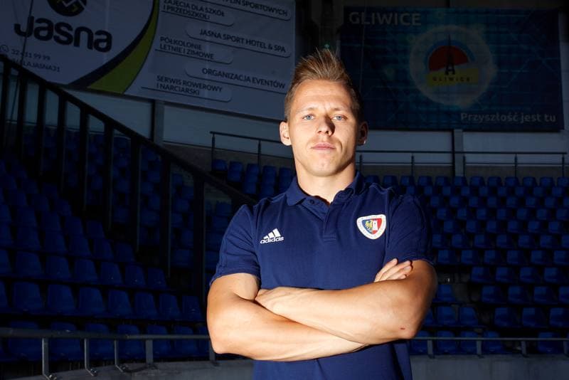 Football. Piast Gliwice. Press Conference. 07.08.2018