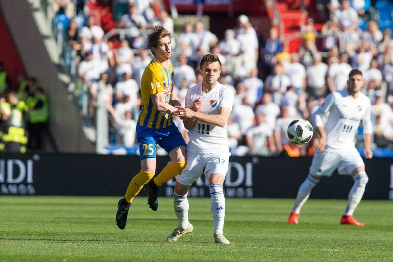 Football. Fortuna:Liga. Banik Ostrava - SFC Opava. 21.04.2019