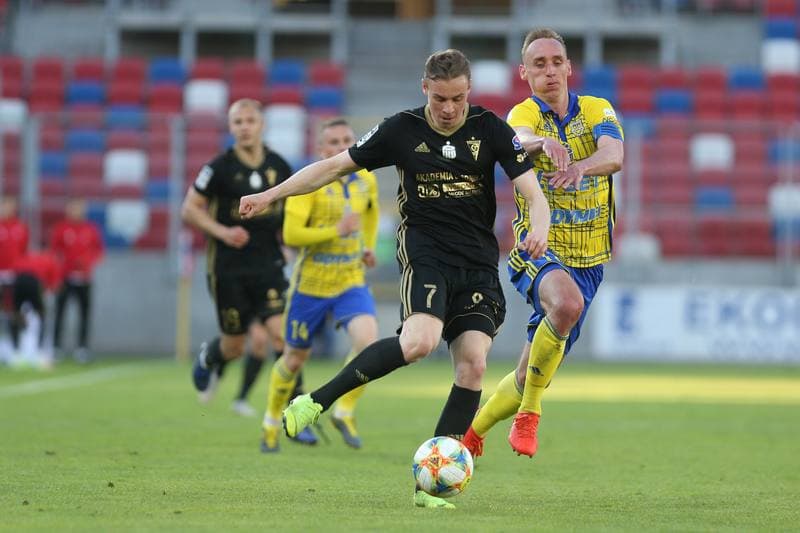 Football. Lotto Ekstraklasa. Gornik Zabrze - Arka Gdynia. 22.04.2019