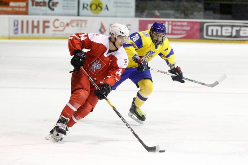Ice Hockey. U20 World Championship Division 1B. Ukraine - Poland. 08.12.2018