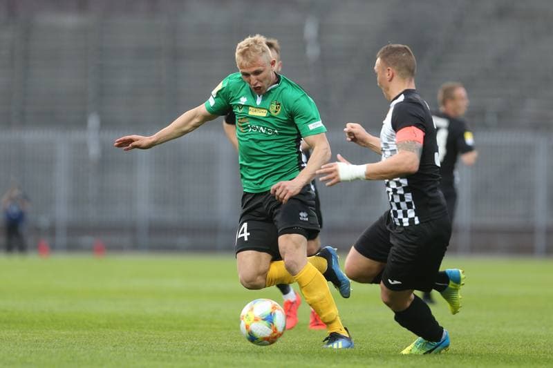 Football. Fortuna I Liga. GKS 1962 Jastrzebie - Bytovia Bytow. 24.04.2019