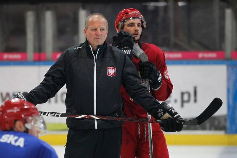 Ice Hockey. Poland national team. Training. 21.08.2018