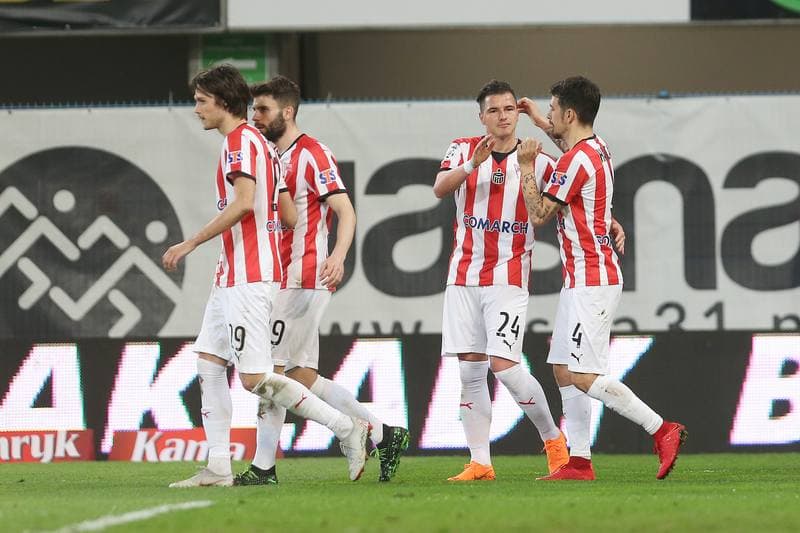 Football. Lotto Ekstraklasa. Piast Gliwice - Cracovia Krakow. 26.04.2019