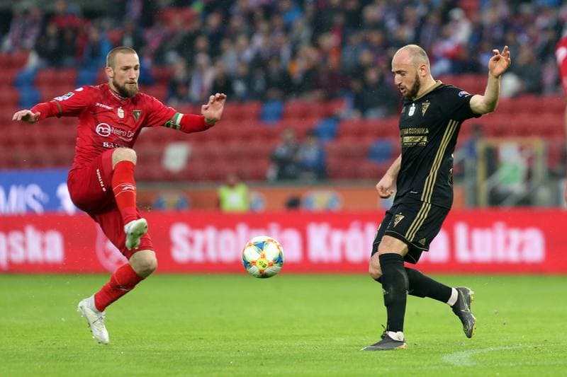 Football. Lotto Ekstraklasa. Gornik Zabrze - Zaglebie Sosnowiec. 29.04.2019