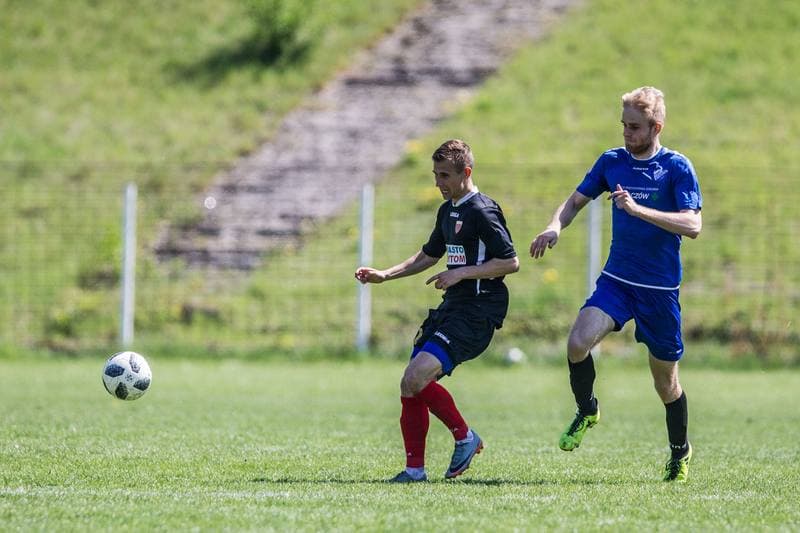 Football. Haiz IV Liga. Polonia Bytom - MKS Myszkow. 01.05.2019