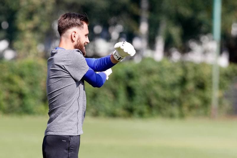 Football. Piast Gliwice. Training. 30.08.2018