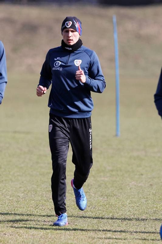 Football. Piast Gliwice. Training. 08.03.2017