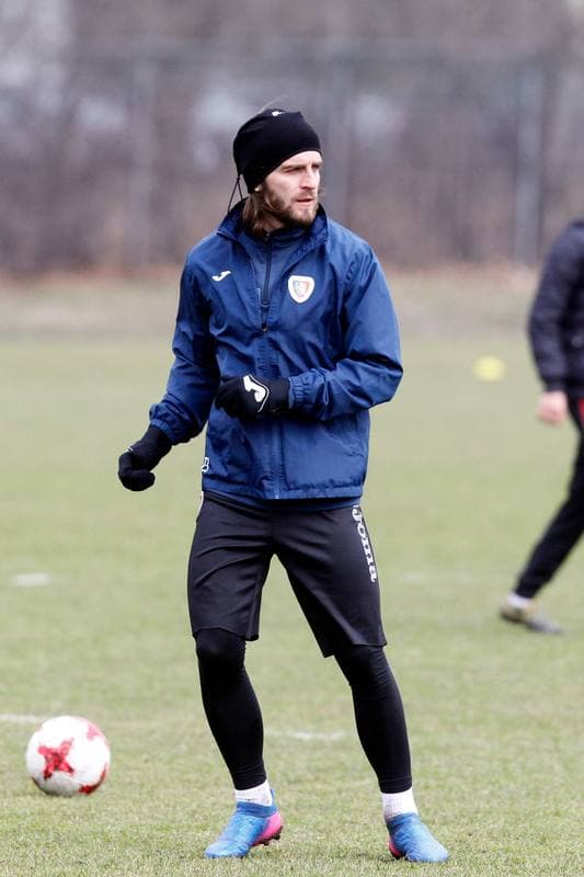 Football. Piast Gliwice. Training. 15.03.2017